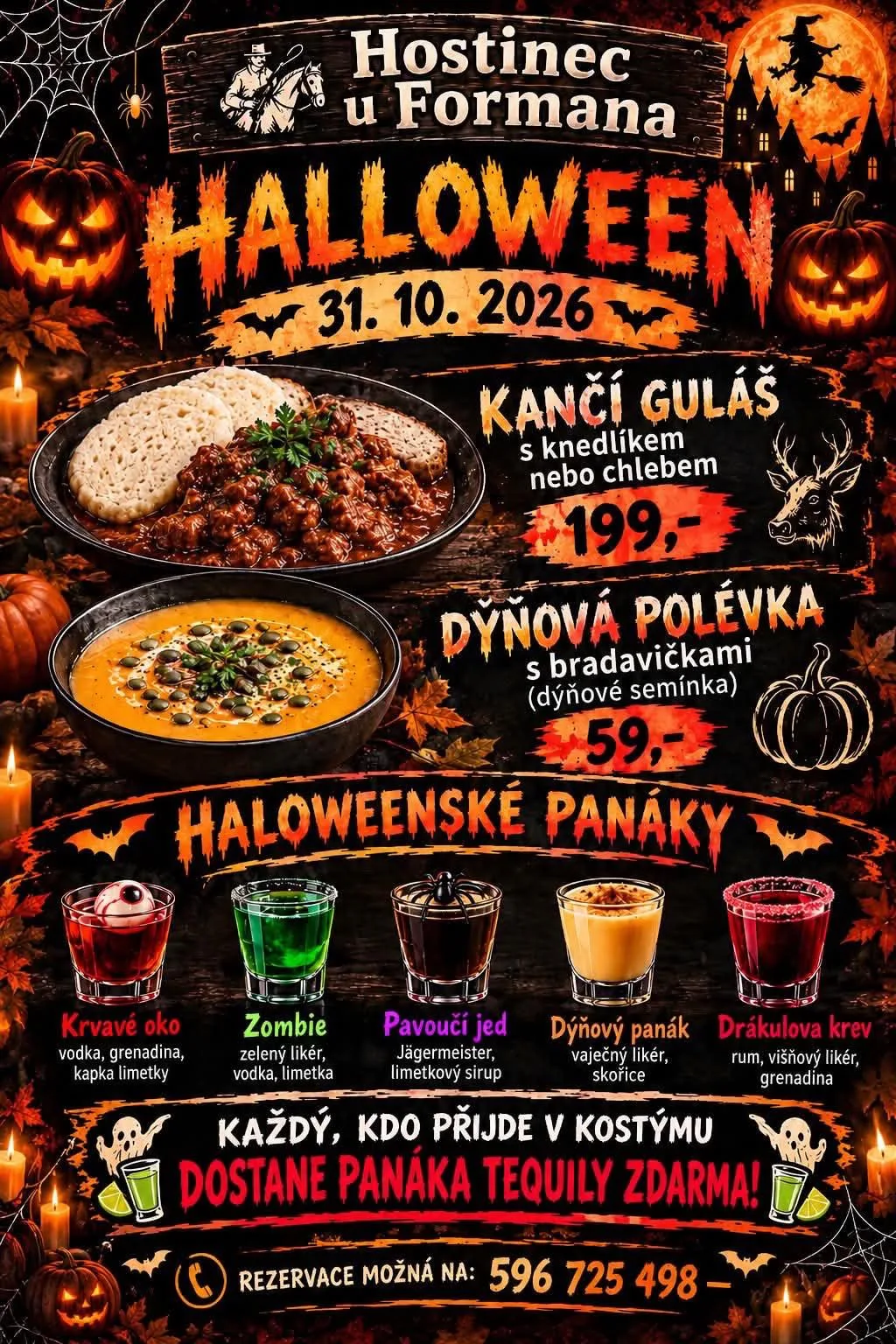 Halloween v hostinci  U Formana